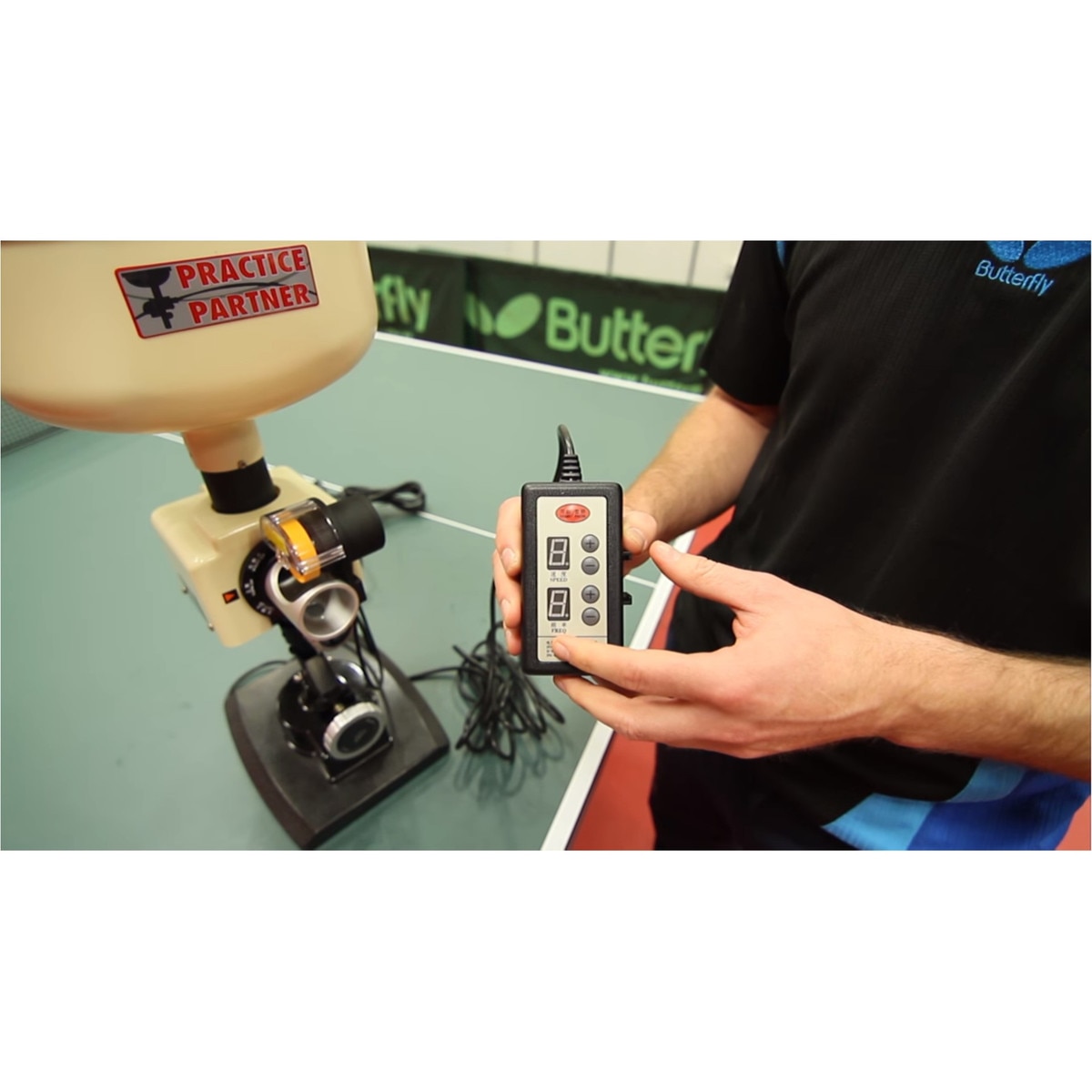 Practice Partner 20 Robot: Control Panel